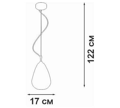 Подвесной светильник Vitaluce V2561 V2561-1/1S