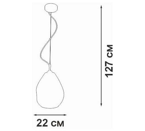 Подвесной светильник Vitaluce V2562 V2562-1/1S