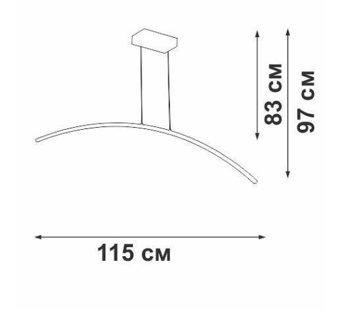 Подвесной светильник Vitaluce V2709 V2709-1/1S