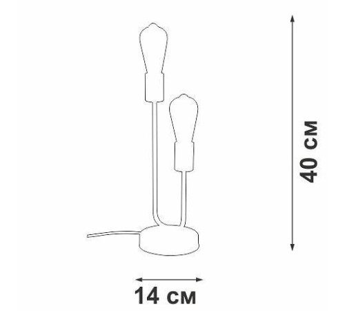 Настольная лампа декоративная Vitaluce V3005 V3005-1/2L