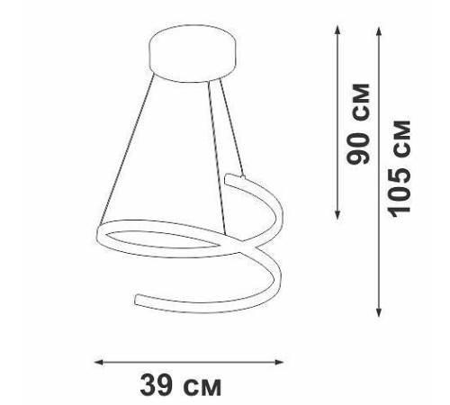 Подвесной светильник Vitaluce V30440 V30440-1/1S