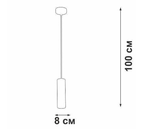 Подвесной светильник Vitaluce V46390 V46390-8/1S
