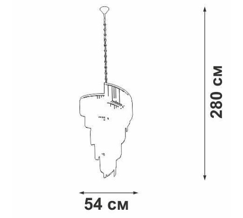 Подвесная люстра Vitaluce V58380 16 ламп V58380-8/16