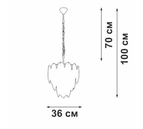 Подвесная люстра Vitaluce V5887 V5887-8/7