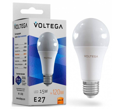 Лампа светодиодная Voltega General purpose bulb 15W 7156