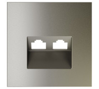 Накладка для розетки RJ-11 или RJ-45 Voltum S70 VLS001404