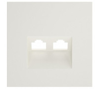 Накладка для розетки RJ-11 или RJ-45 Voltum S70 VLS001413