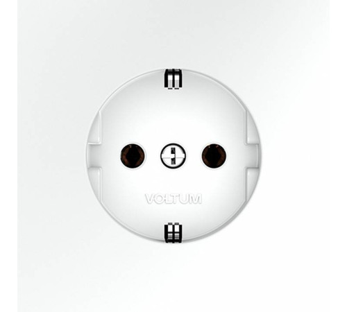 Розетка с заземлением, без рамки Voltum S70 VLS040102