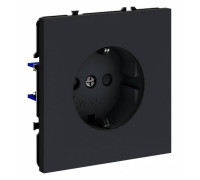 Розетка с заземлением и со шторкой, без рамки Voltum S70 VLS040207