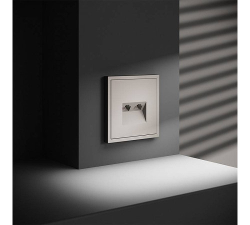 Розетка двойная Ethernet RJ-45 без рамки Voltum S70 VLS060203