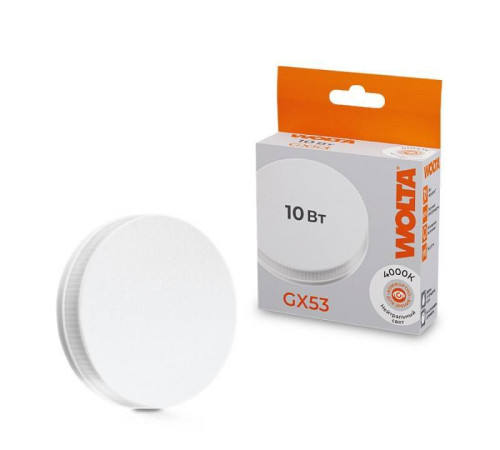 Лампа светодиодная Wolta GX53 10Вт 4000K 25S75R10GX53