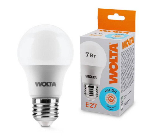 Лампа светодиодная Wolta E27 7Вт 6500K 25W55BL7E27