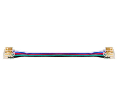 Соединитель с проводом универсальный Wolta WLS-5PIN-RGBW-12MM-2
