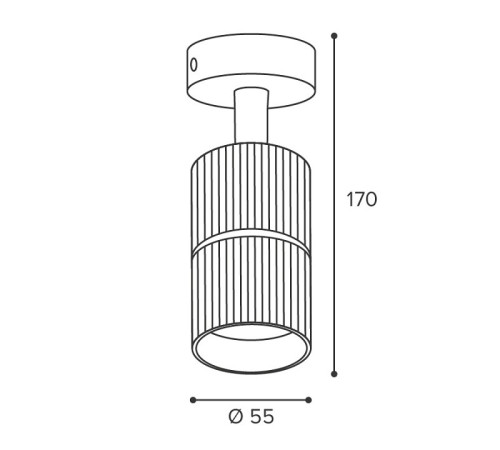 Накладной светильник Wolta NIMB WSL-GU10/18WG-2