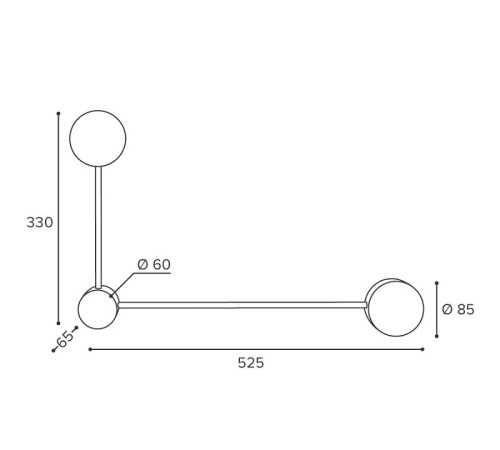 Накладной светильник Wolta Molecule WSL-GX53/13-L