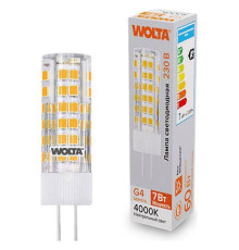 Лампа светодиодная Wolta  G4 7Вт 4000K WSTD-JC-220V7W4KG4-C