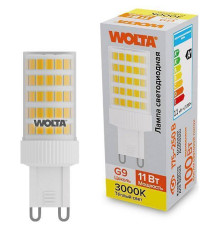 Лампа светодиодная Wolta  G9 11Вт 3000K WSTD-JCD-11W3KG9-C