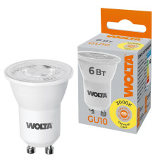Лампа светодиодная Wolta  WSTD-JCDR-MR11-6W3KGU10-L