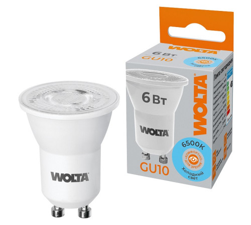 Лампа светодиодная Wolta WSTD-JCDR-MR11-6W6KGU10-L