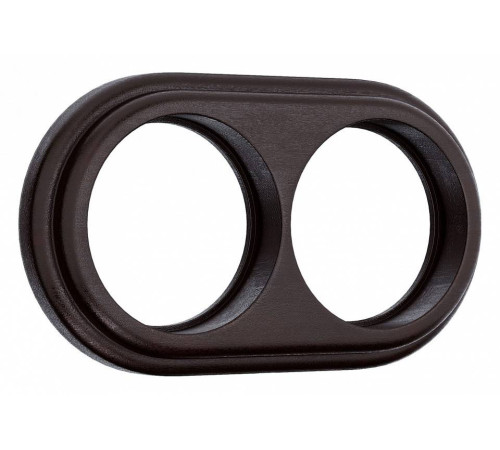 Рамка на 2 поста Werkel Ретро W0025226 (венге)