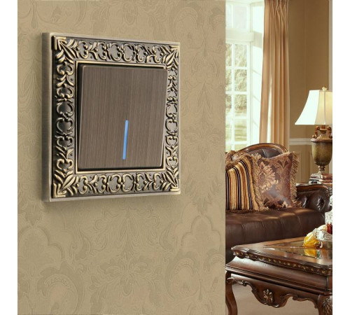 Клавиши для выключателя c подсветкой Werkel бронзовый W1119112 (бронзовый)