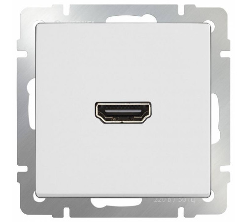 Розетка HDMI без рамки Werkel белый W1186001