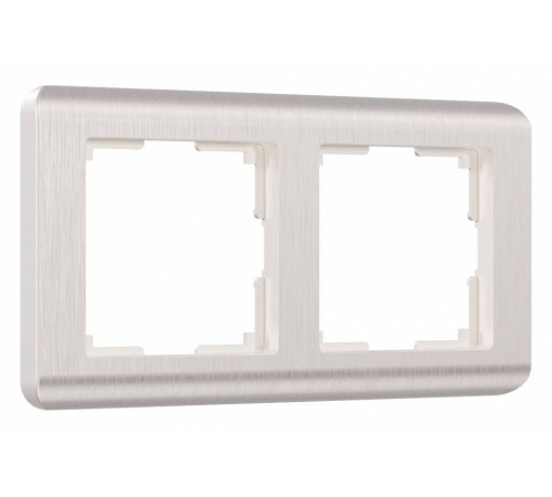 Рамка на 2 поста Werkel Stream перламутровый W0022113