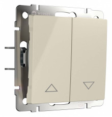 Выключатель для жалюзи Werkel Слоновая кость W1124503