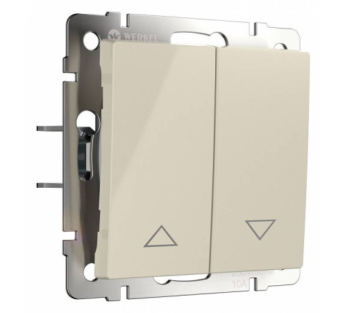 Выключатель для жалюзи Werkel Слоновая кость W1124503