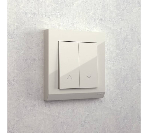 Выключатель для жалюзи Werkel Слоновая кость W1124503