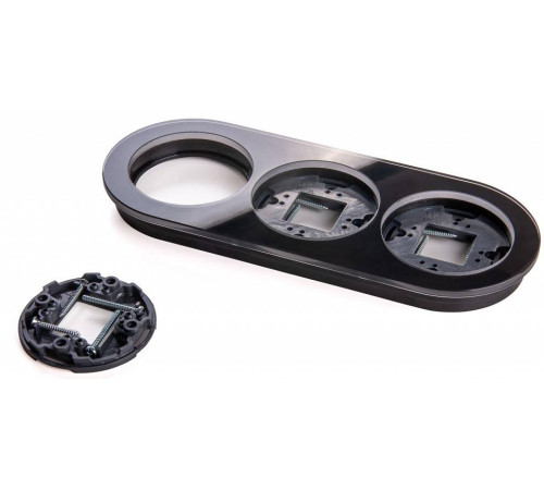 Рамка на 3 поста Werkel черный W0035108