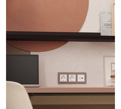 Рамка на 3 поста Werkel Favorit латте W0031142