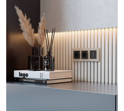 Диммер сенсорный с подсветкой и функцией Wi-Fi, без рамки Werkel черные W3443108