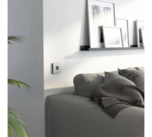 Рамка на 1 пост Werkel AluMax алюминий a066324