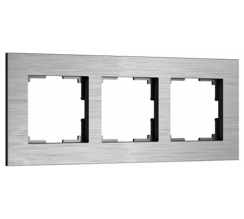 Рамка на 3 поста Werkel AluMax алюминий a066326