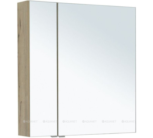 Зеркало Aquanet Алвита 80 дуб веллингтон белый 00277537