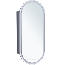 Зеркальный шкаф Aquanet Монте овал 40х90 LED 00344786