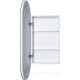 Зеркальный шкаф Aquanet Монте овал 40х90 LED 00344786