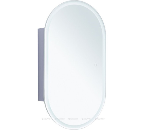 Зеркальный шкаф Aquanet Монте овал 50х90 LED 00344787