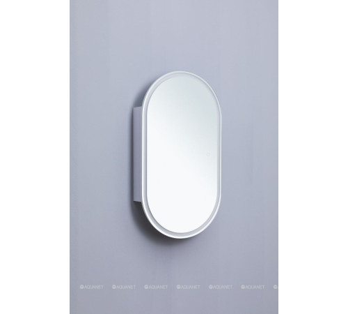 Зеркальный шкаф Aquanet Монте овал 50х90 LED 00344787