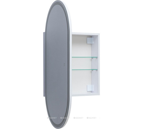 Зеркальный шкаф Aquanet Монте овал 50х90 LED 00344787