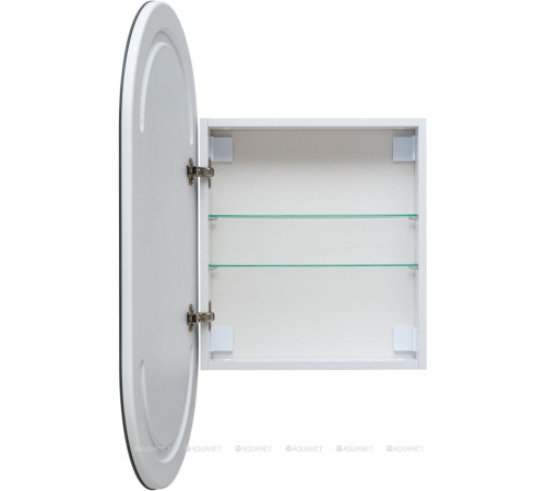 Зеркальный шкаф Aquanet Монте овал 50х90 LED 00344787