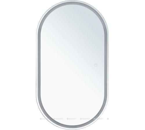 Зеркальный шкаф Aquanet Монте овал 50х90 LED 00344787
