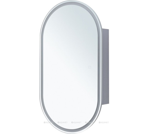 Зеркальный шкаф Aquanet Монте овал 50х90 LED 00344787