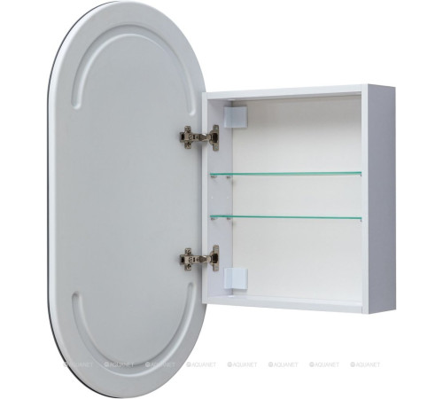 Зеркальный шкаф Aquanet Монте овал 50х90 LED 00344787