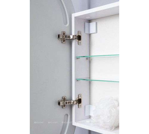 Зеркальный шкаф Aquanet Монте овал 50х90 LED 00344787