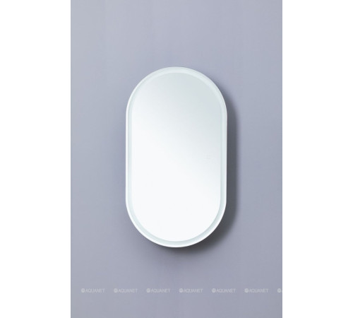 Зеркальный шкаф Aquanet Монте овал 50х90 LED 00344787