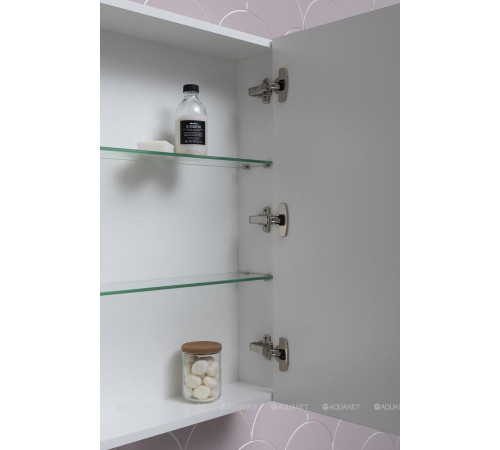 Зеркало Aquanet Палермо 60 белый глянец 00203939