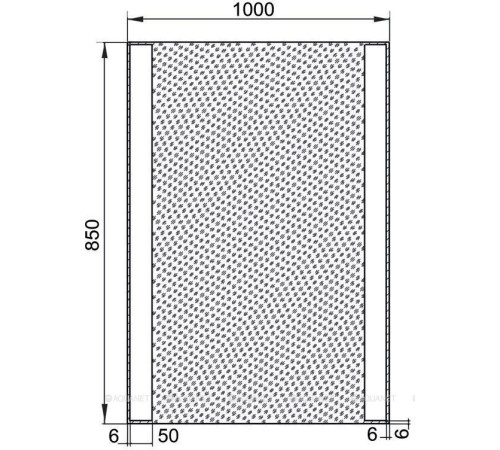 Зеркало Aquanet Форли 10085 с LED подсветкой 1000х850 мм инфракрасный выключатель 00196661