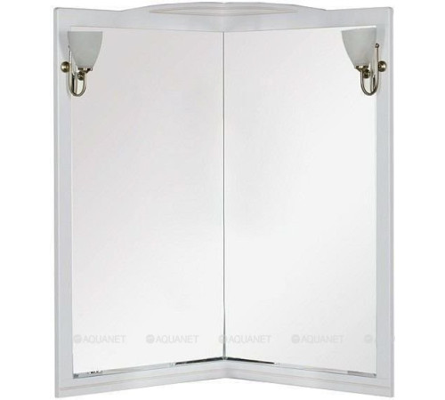 Зеркало угловое Aquanet Луис 70 001 белый без светильника 00171916